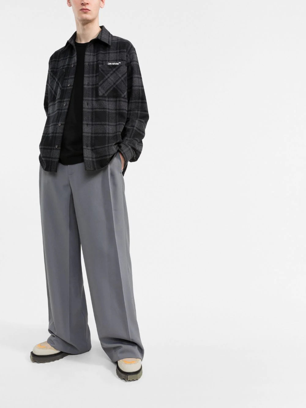 Off-white Outline-Arrows flannel shirt