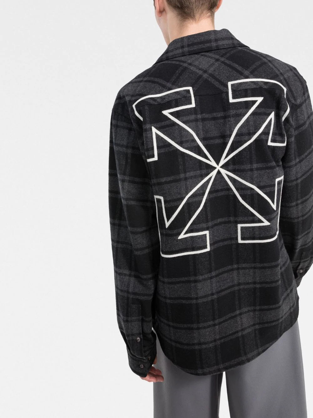 Off-white Outline-Arrows flannel shirt