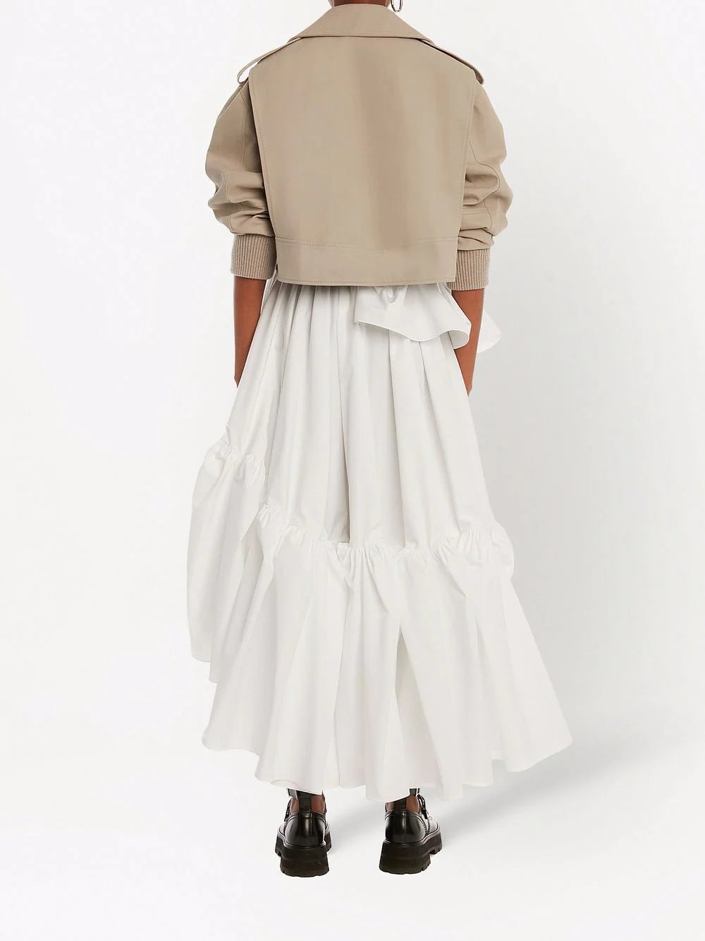 Alexander McQueen cropped pilot jacket