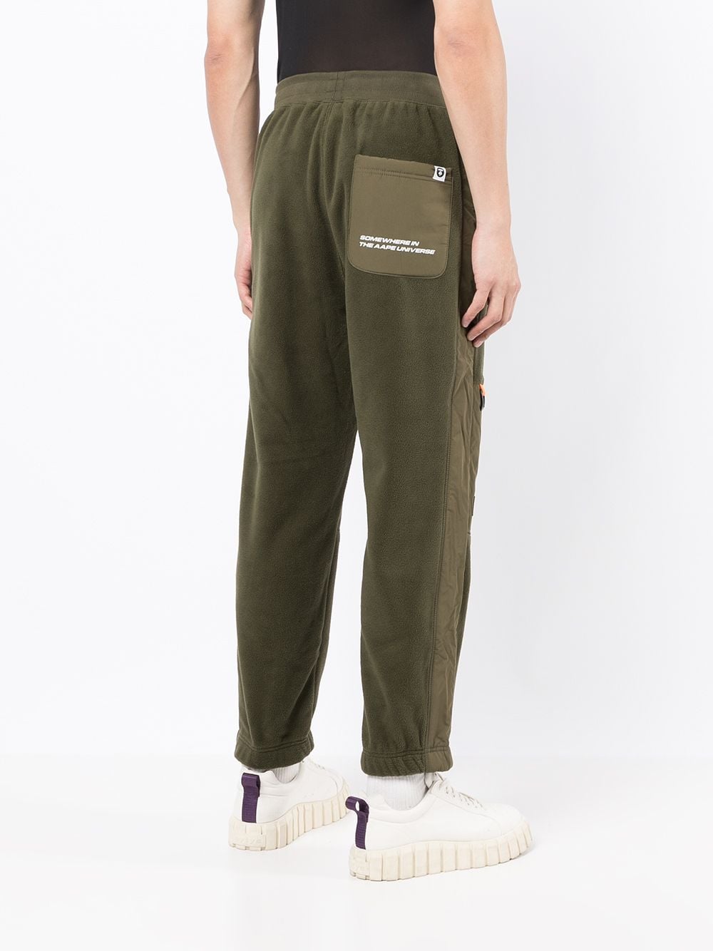 AAPE BY *A BATHING APE®  double-knee logo trackpants
