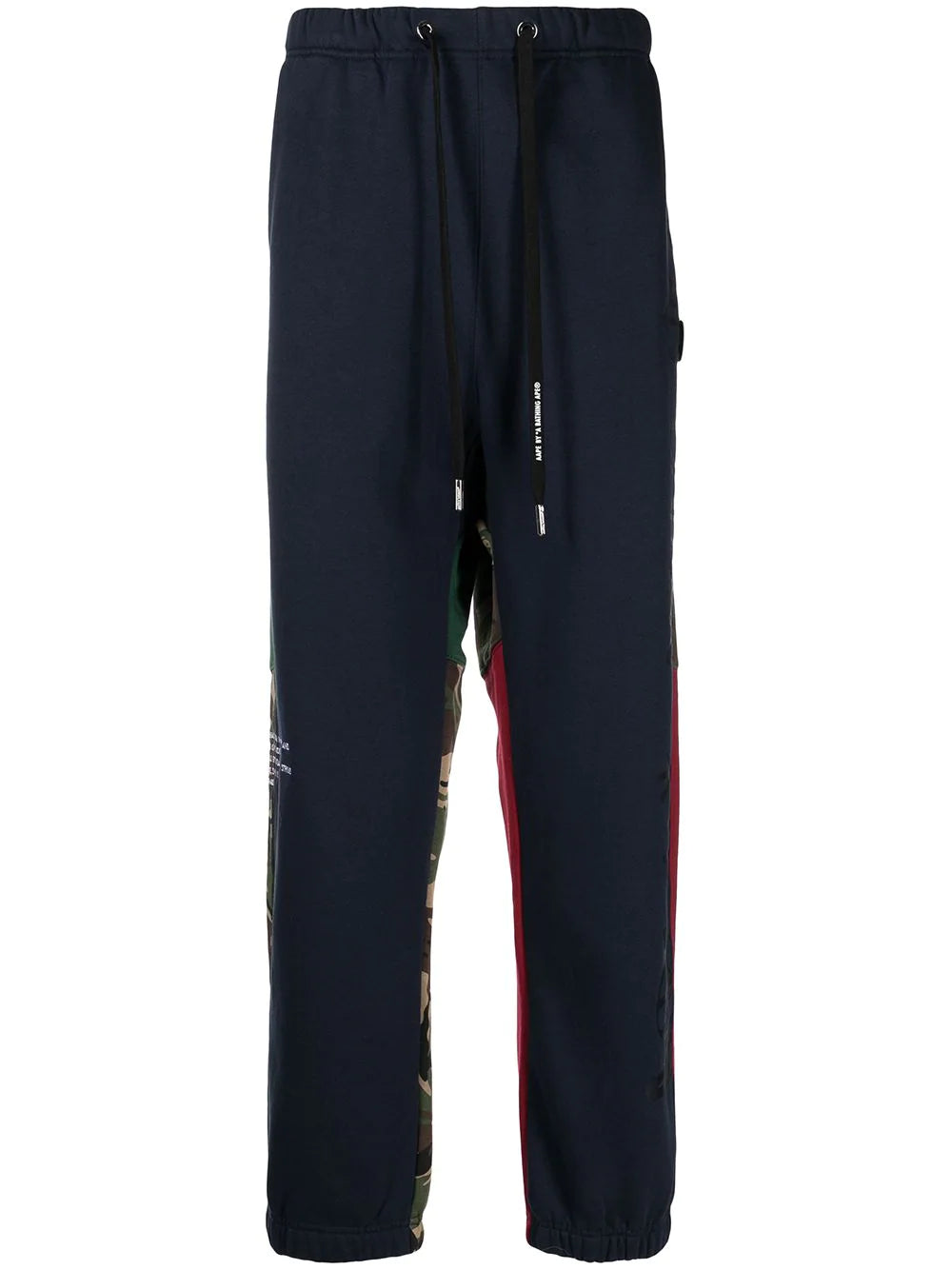 AAPE BY *A BATHING APE® patchwork tapered track pants