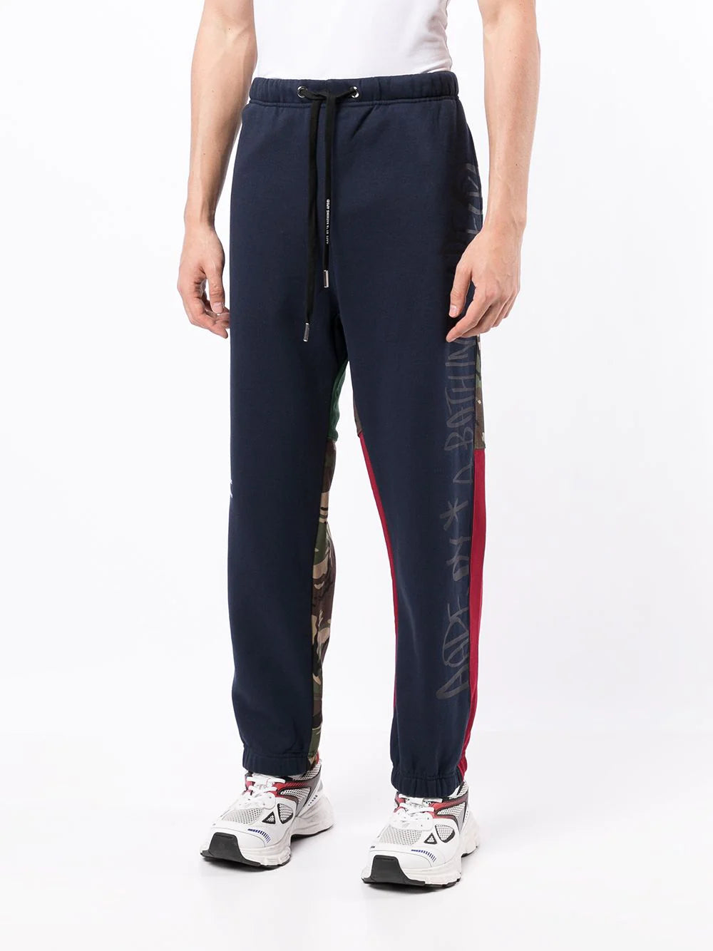 AAPE BY *A BATHING APE® patchwork tapered track pants