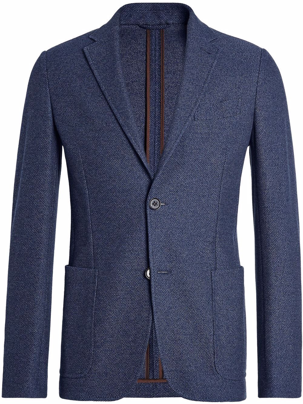 Zegna  single-breasted cotton blazer