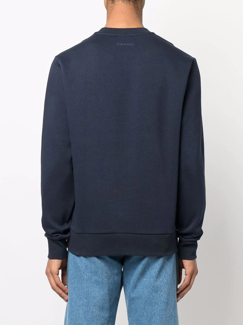 Calvin Klein logo-print cotton-blend sweatshirt