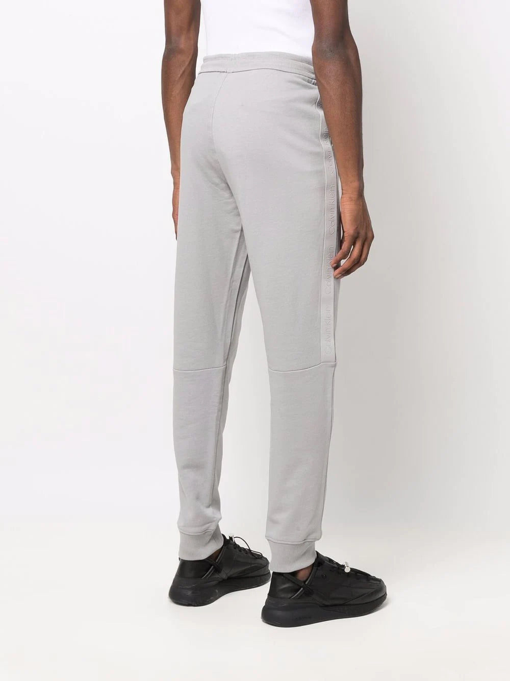 Calvin Klein logo tape track pants