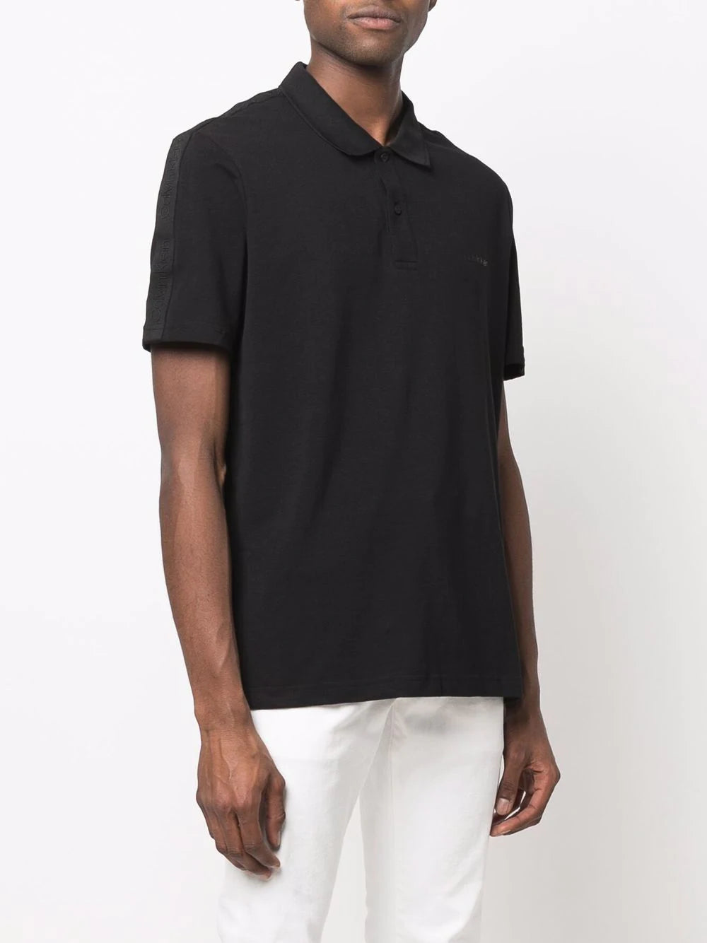 Calvin Klein  logo-print polo shirt