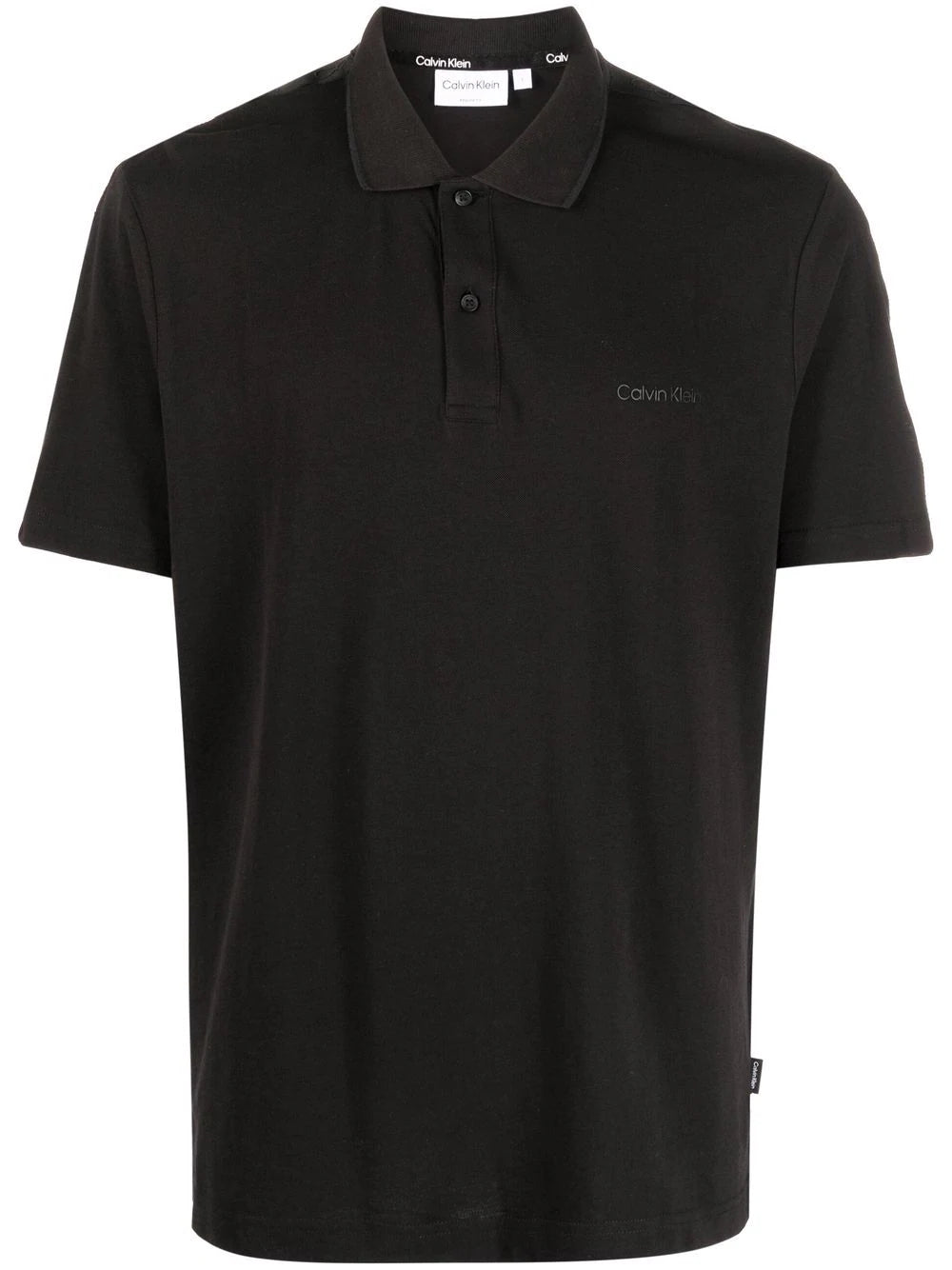 Calvin Klein  logo-print polo shirt