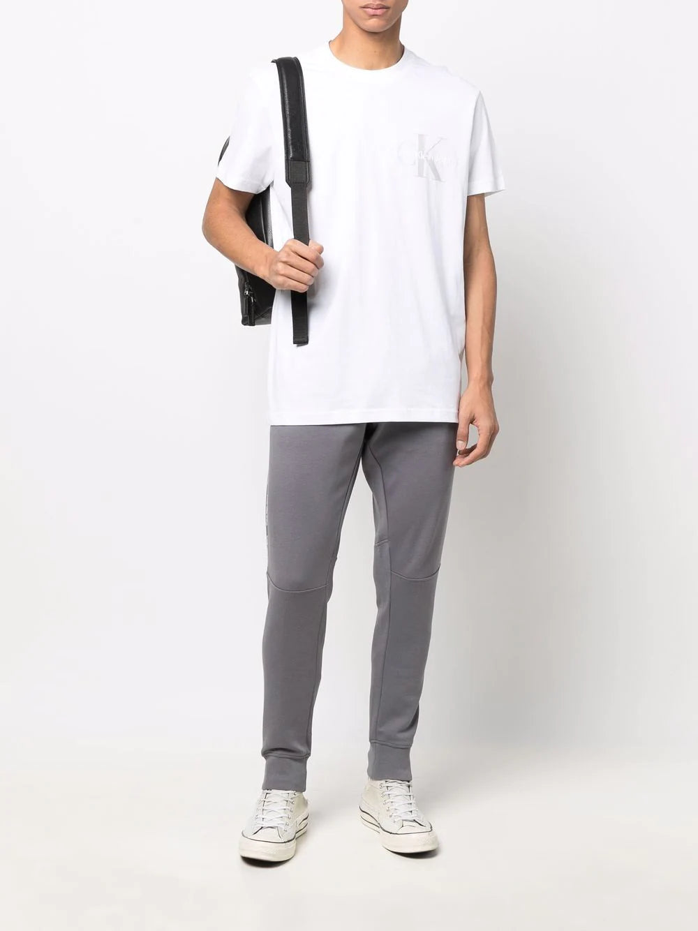 Calvin Klein Jeans logo-stripe track pants