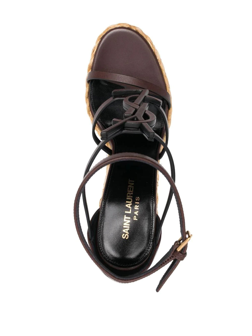 Saint Laurent Cassandra 105 wedge sandals
