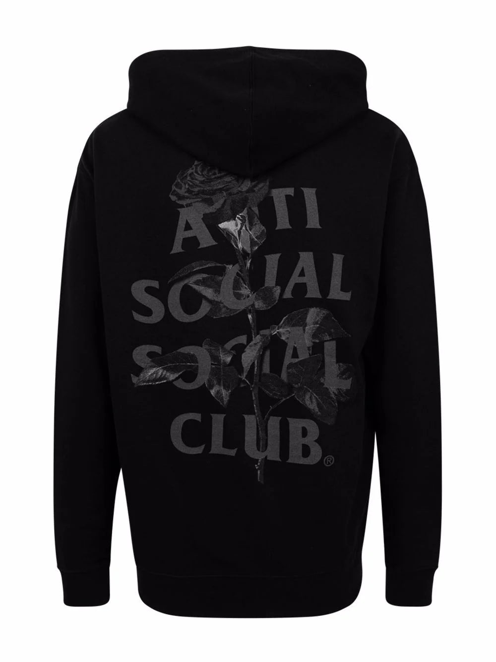 Anti Social Social Club  Hell O Rose "Black" hoodie