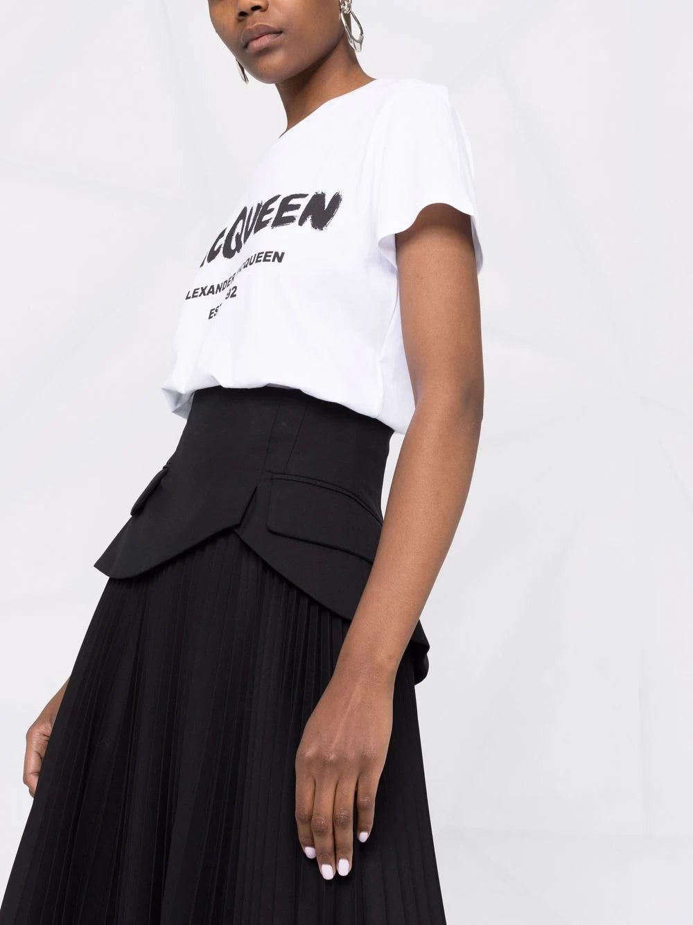 Alexander McQueen  logo-print cotton T-shirt