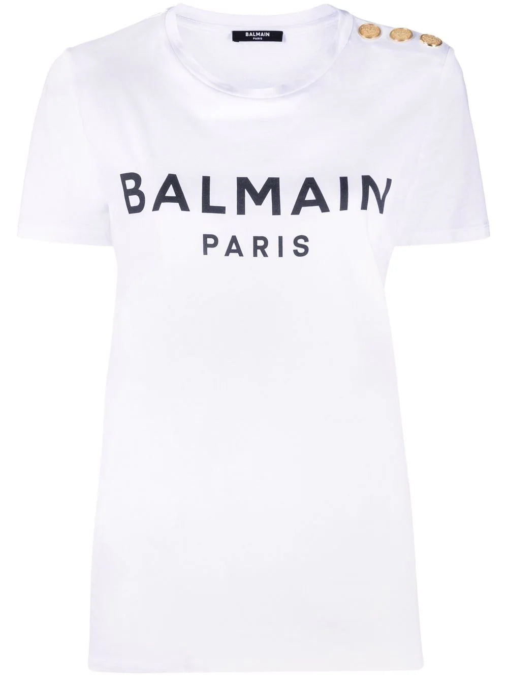 Balmain  three-button logo-print T-shirt