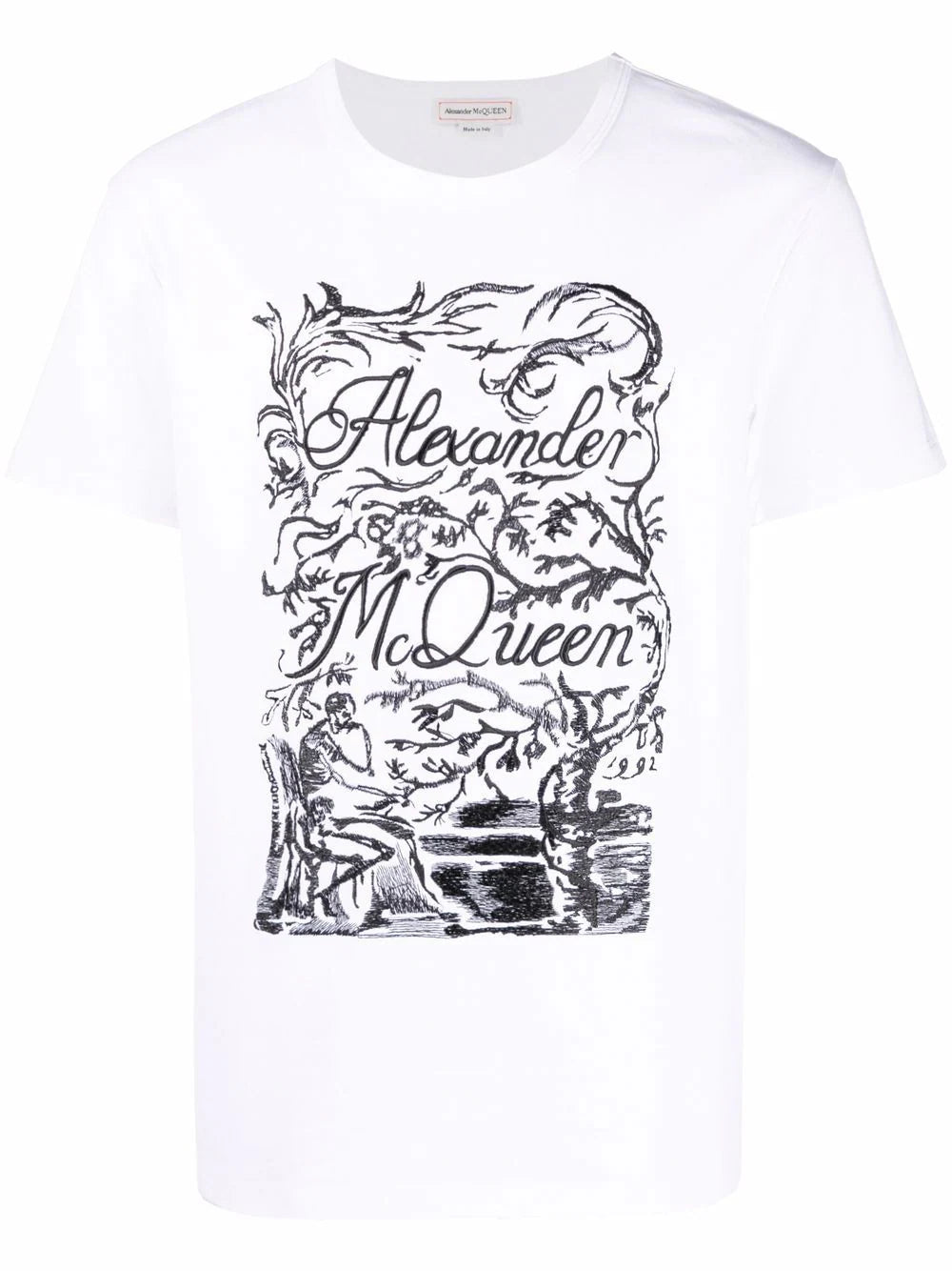 Alexander McQueen  logo-print cotton T-shirt