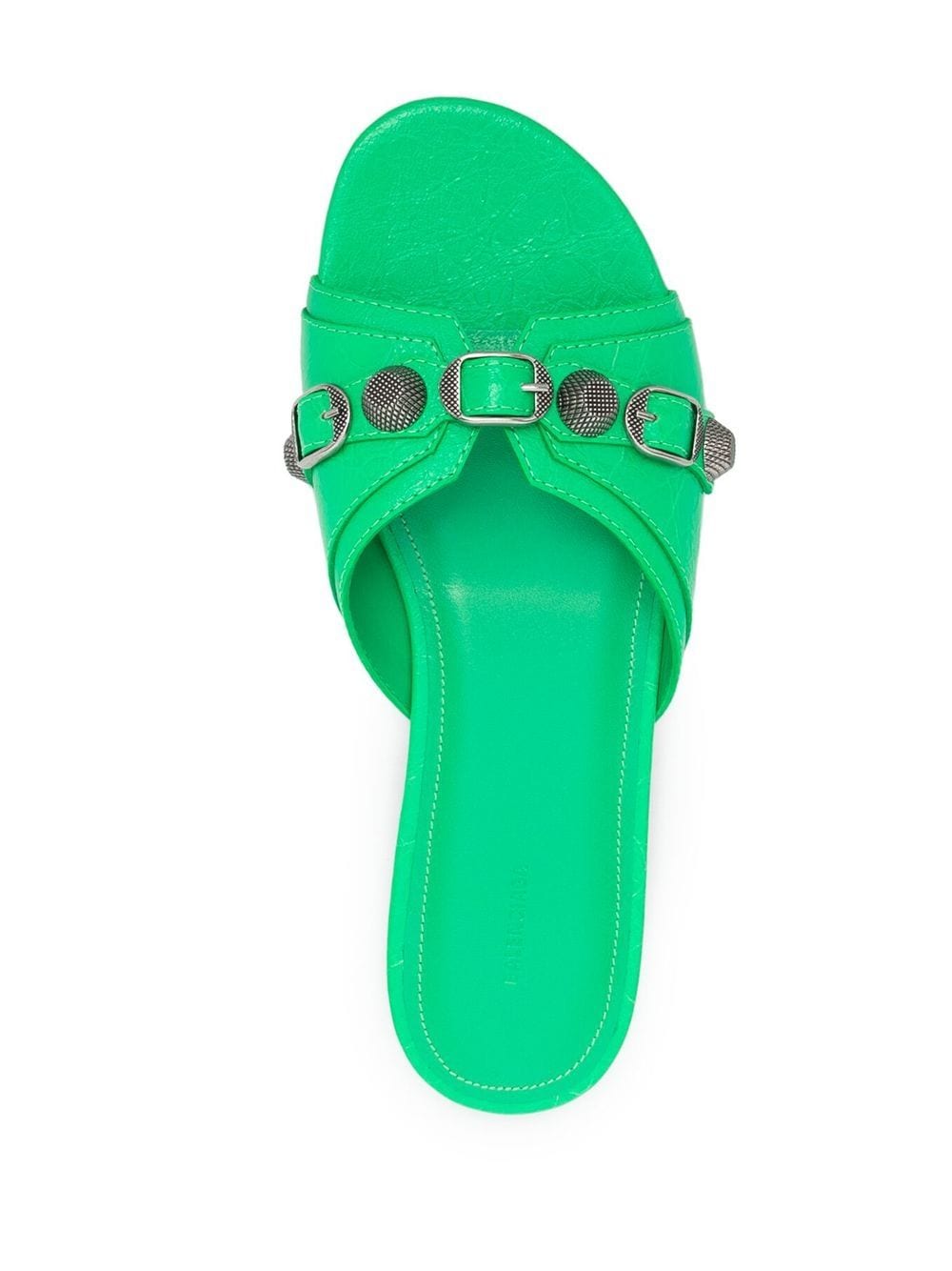 Balenciaga Cagole leather sandals