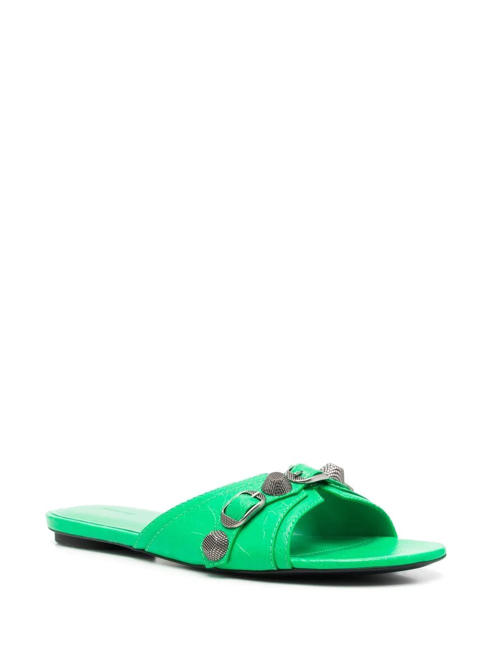 Balenciaga Cagole leather sandals