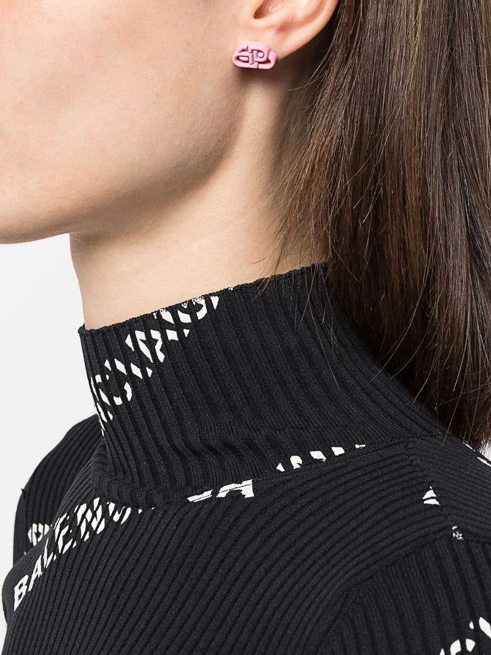 Balenciaga  BB stud earrings