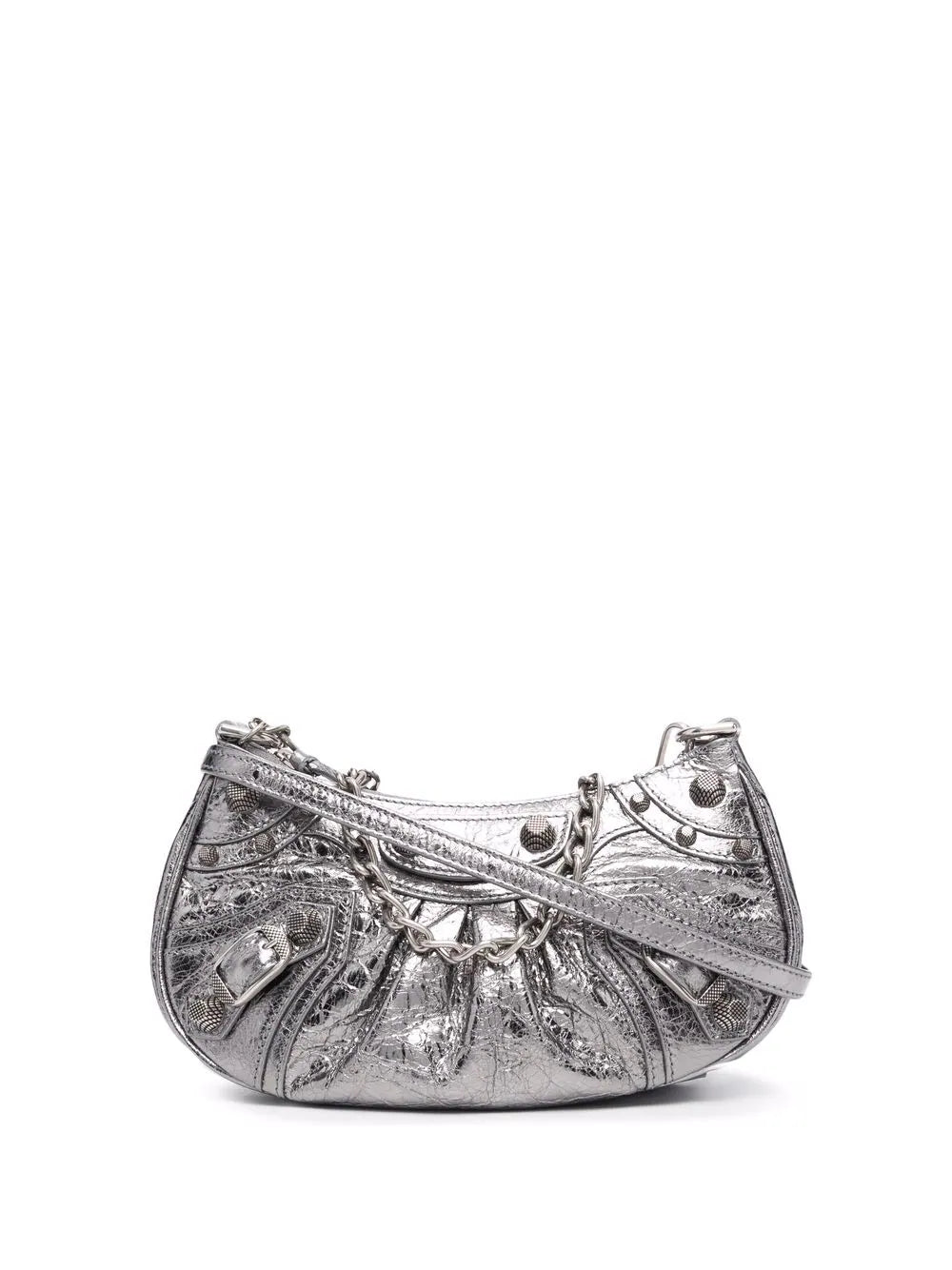 Balenciaga  Le Cagole metallic shoulder bag