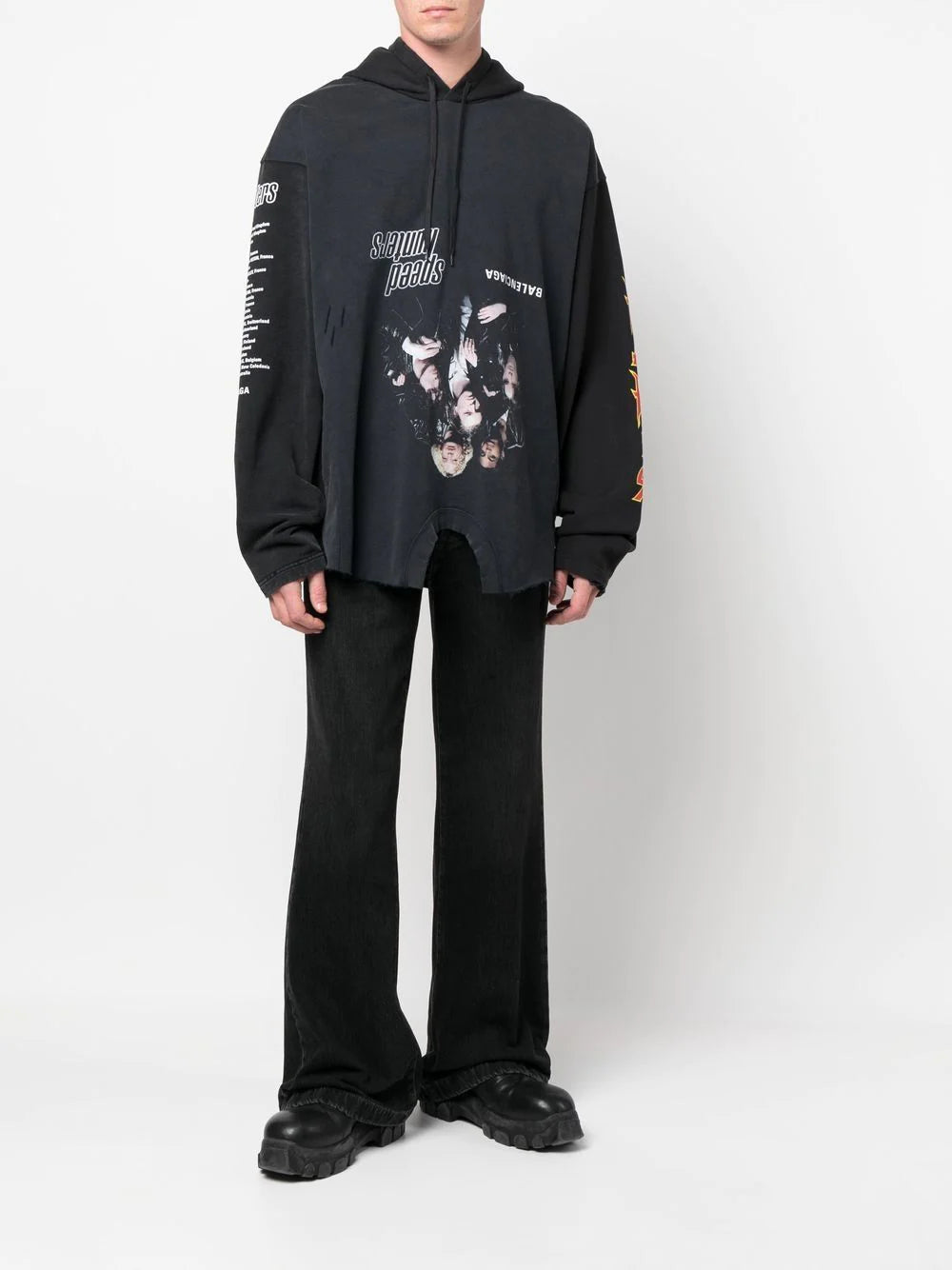 Balenciaga  Upside Down pullover hoodie