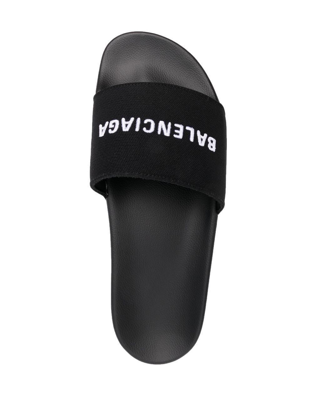 Balenciaga logo-embroidered pool sliders.