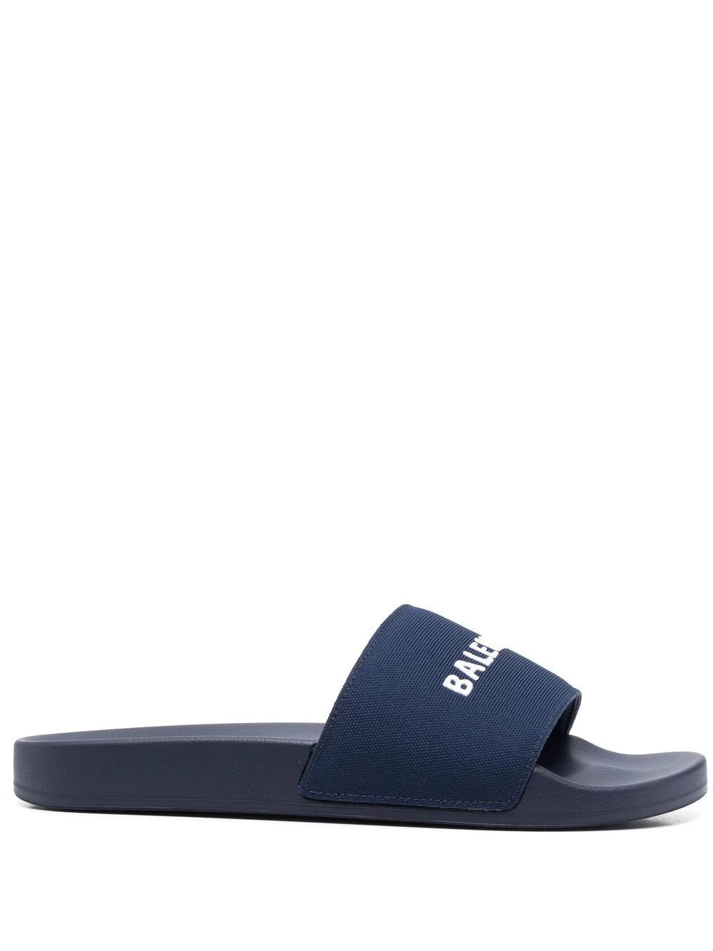 Balenciaga logo-embroidered pool slides