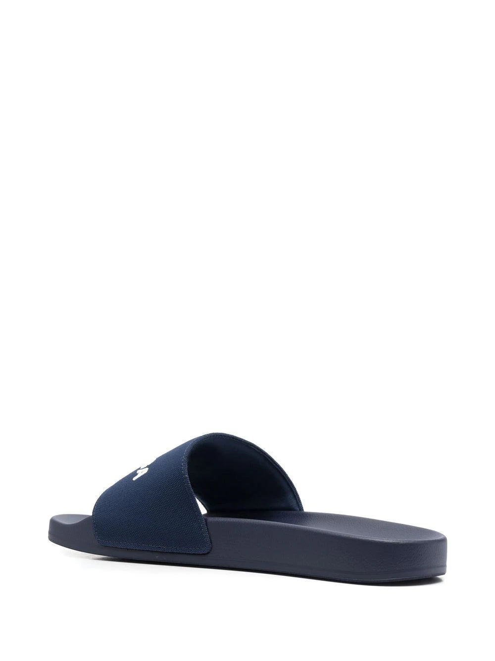 Balenciaga logo-embroidered pool slides - Image 3