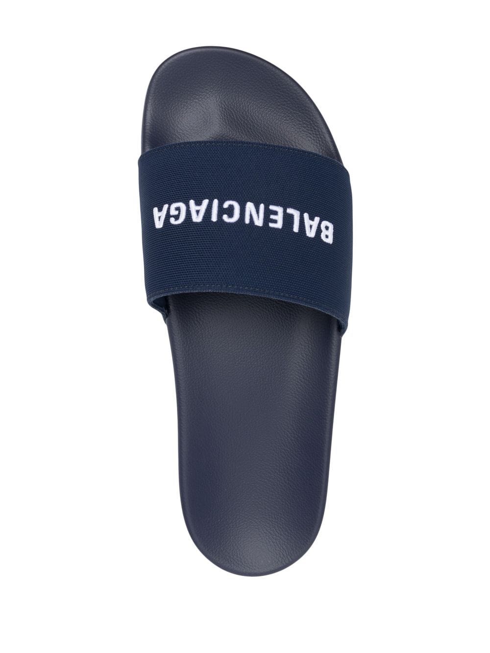 Balenciaga logo-embroidered pool slides - Image 4
