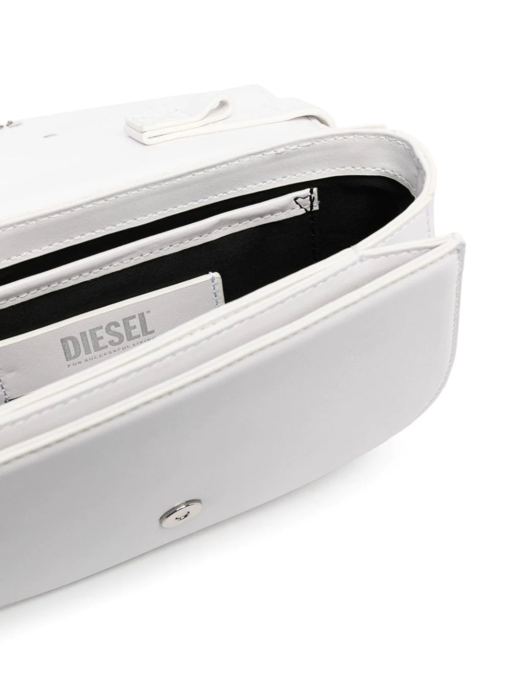 Diesel logo-plaque tote bag