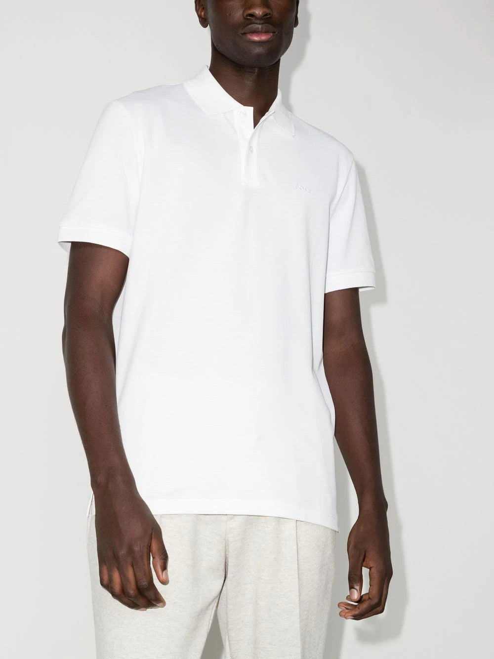 Boss Pallas embroidered logo polo shirt