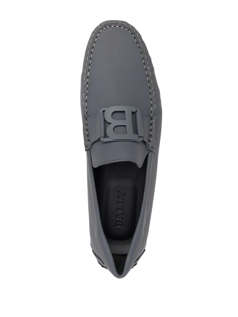 Bally logo-plaque flat loafers