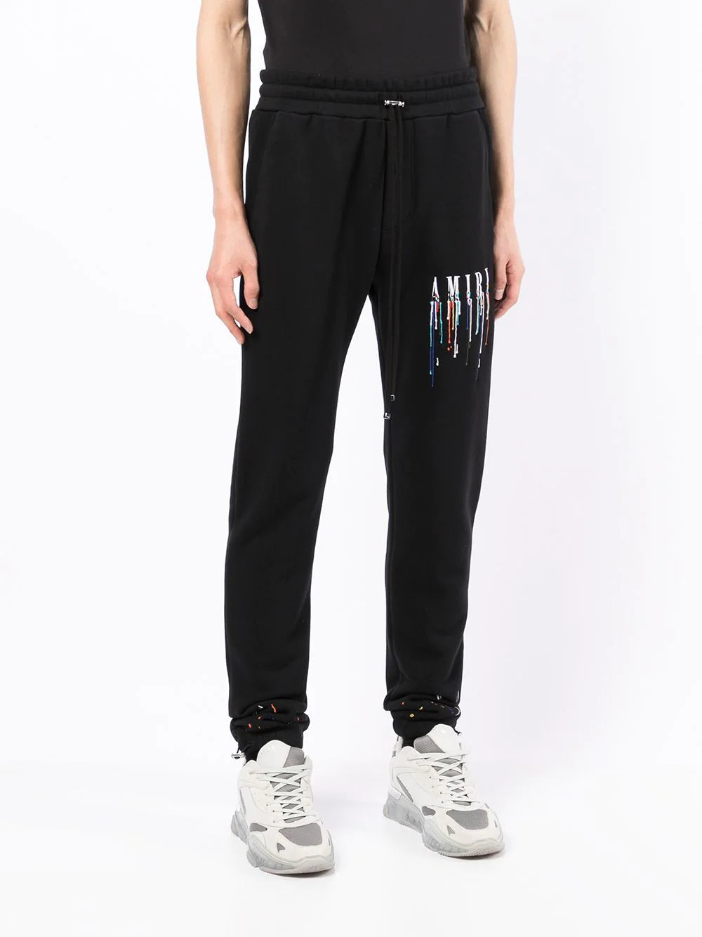 AMIRI  paint-drip logo track pants
