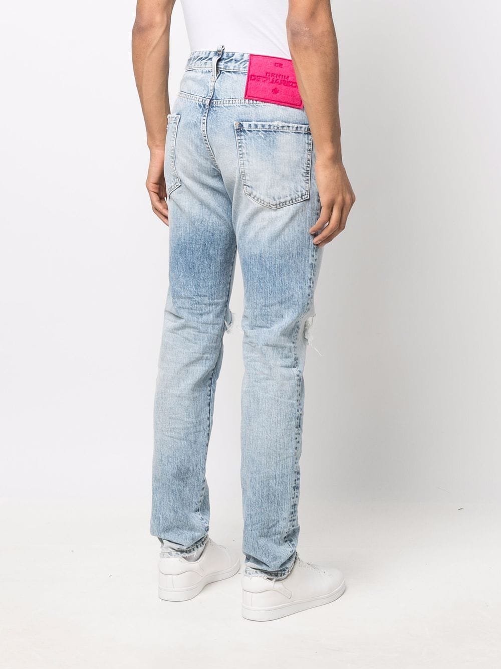 Dsquared2 distressed straight-leg jeans