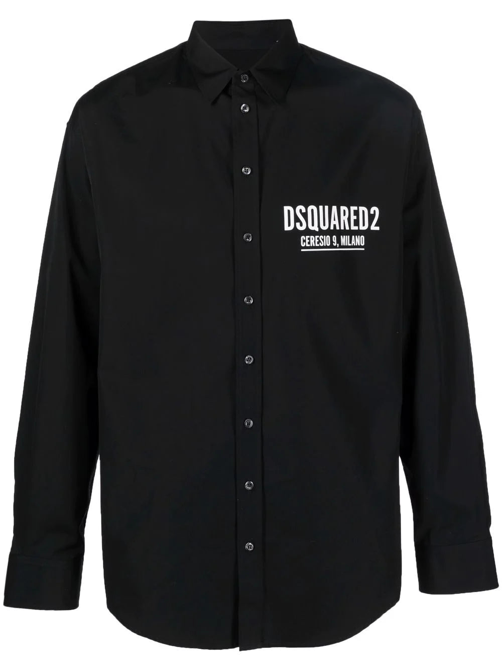 Dsquared2 logo-print cotton shirt