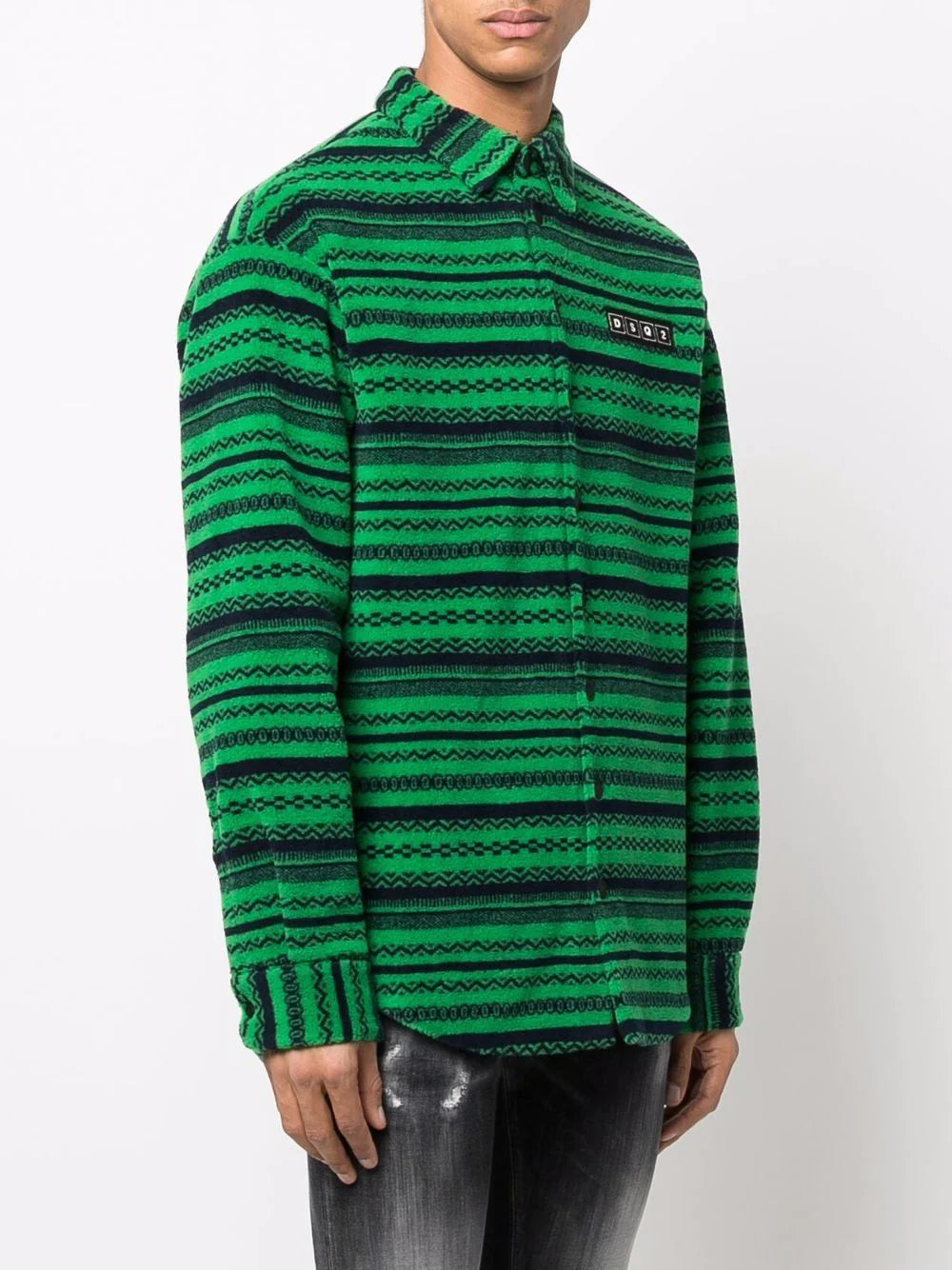 Dsquared2 striped long-sleeve shirt