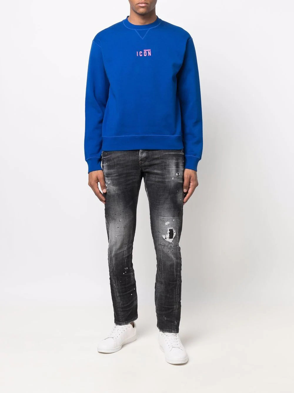 Dsquared2 distressed slim-cut jeans
