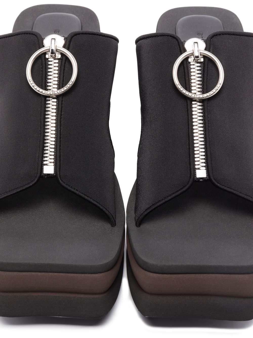Stella McCartney zip-front platform sandals