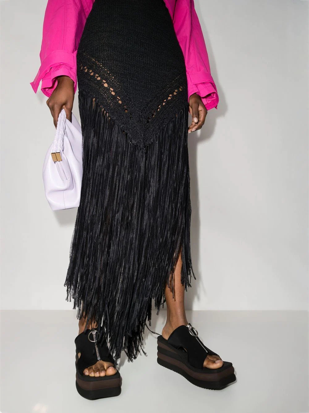 Stella McCartney zip-front platform sandals