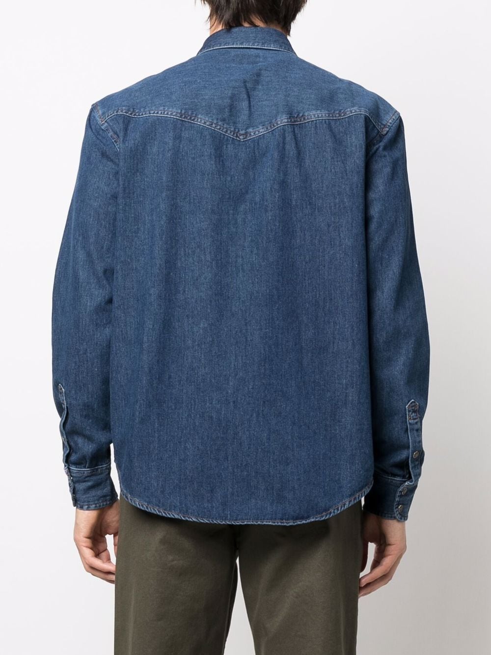Diesel long-sleeved cotton denim shirt