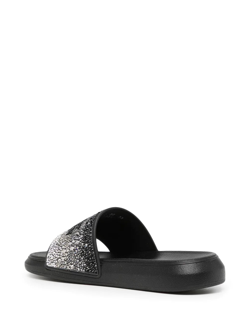 Alexander McQueen logo-embellished pool slides