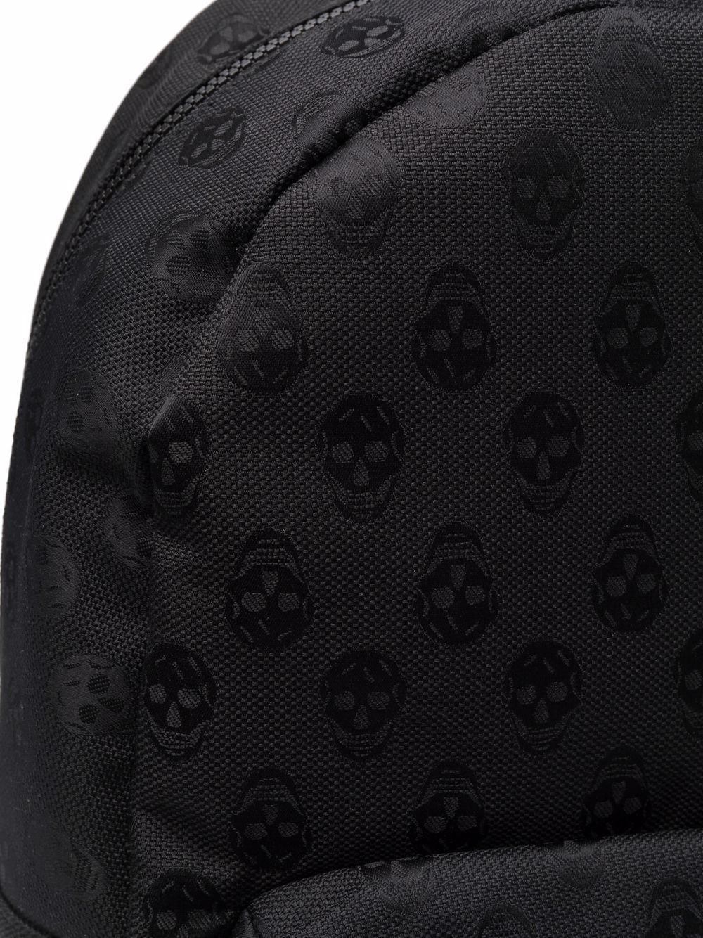 Alexander Mcqueen Biker Skull jacquard-logo backpack