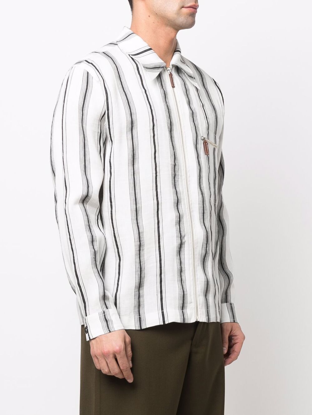 Wales Bonner stripe-print shirt