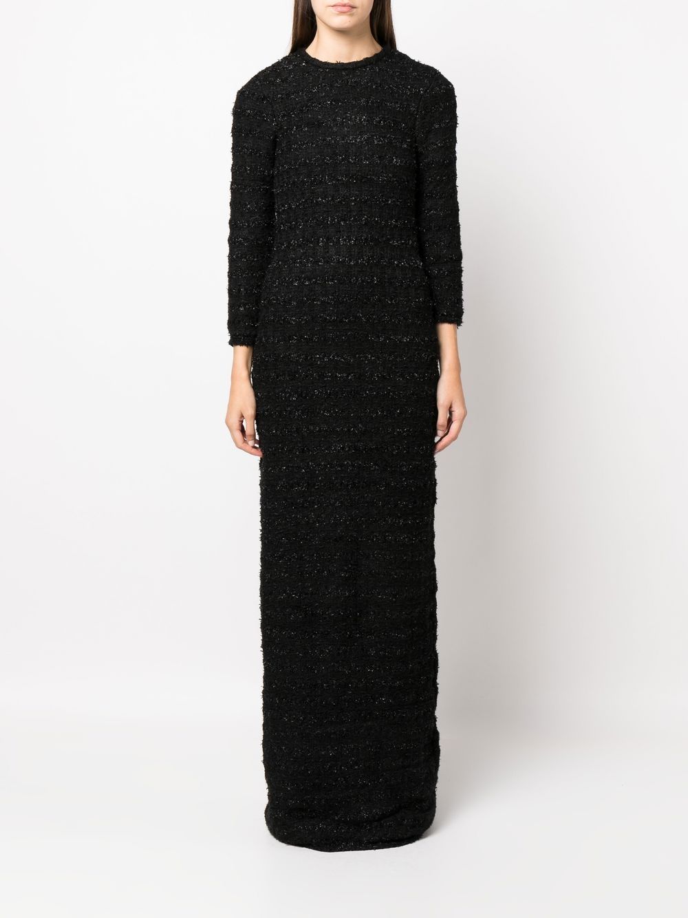 Balenciaga  tweed button-back dress