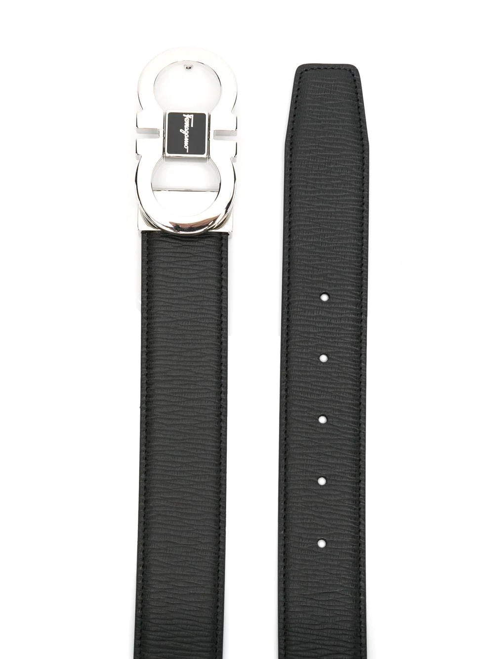 Ferragamo logo-buckle leather belt