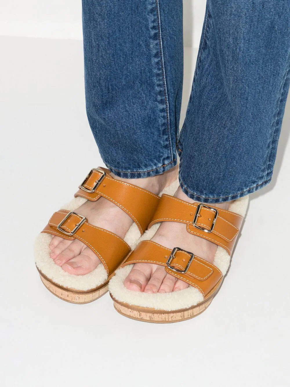 Chloé buckle-detail open-toe sandals