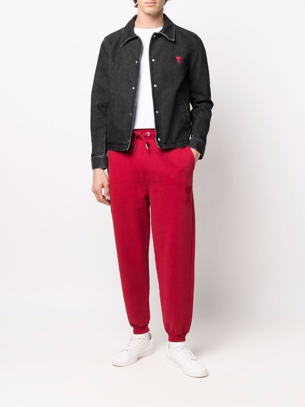 AMI Paris Ami De Cœur denim jacket