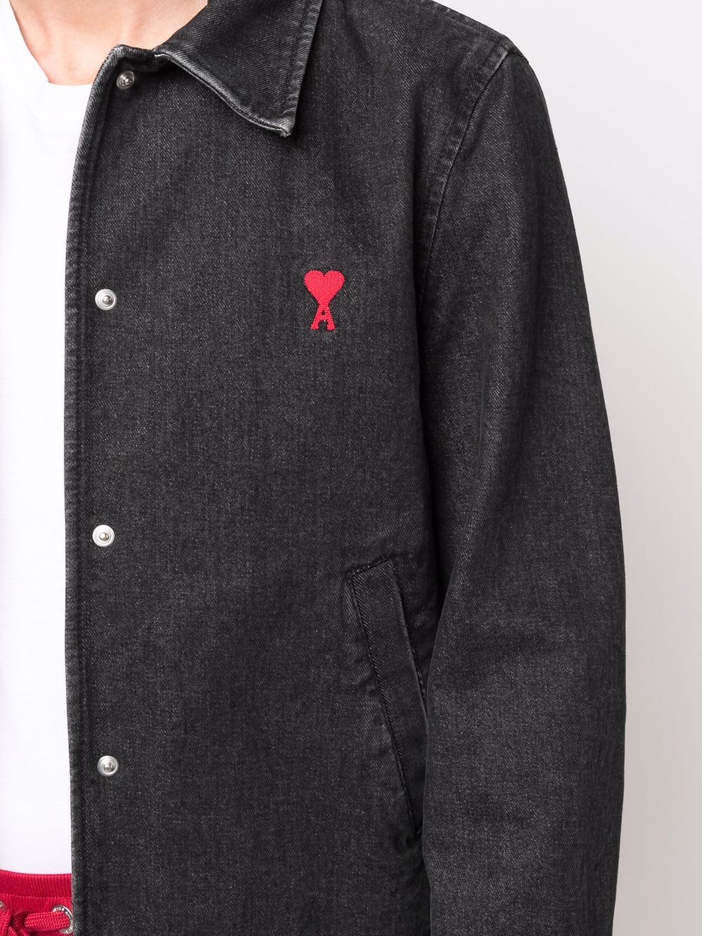 AMI Paris Ami De Cœur denim jacket