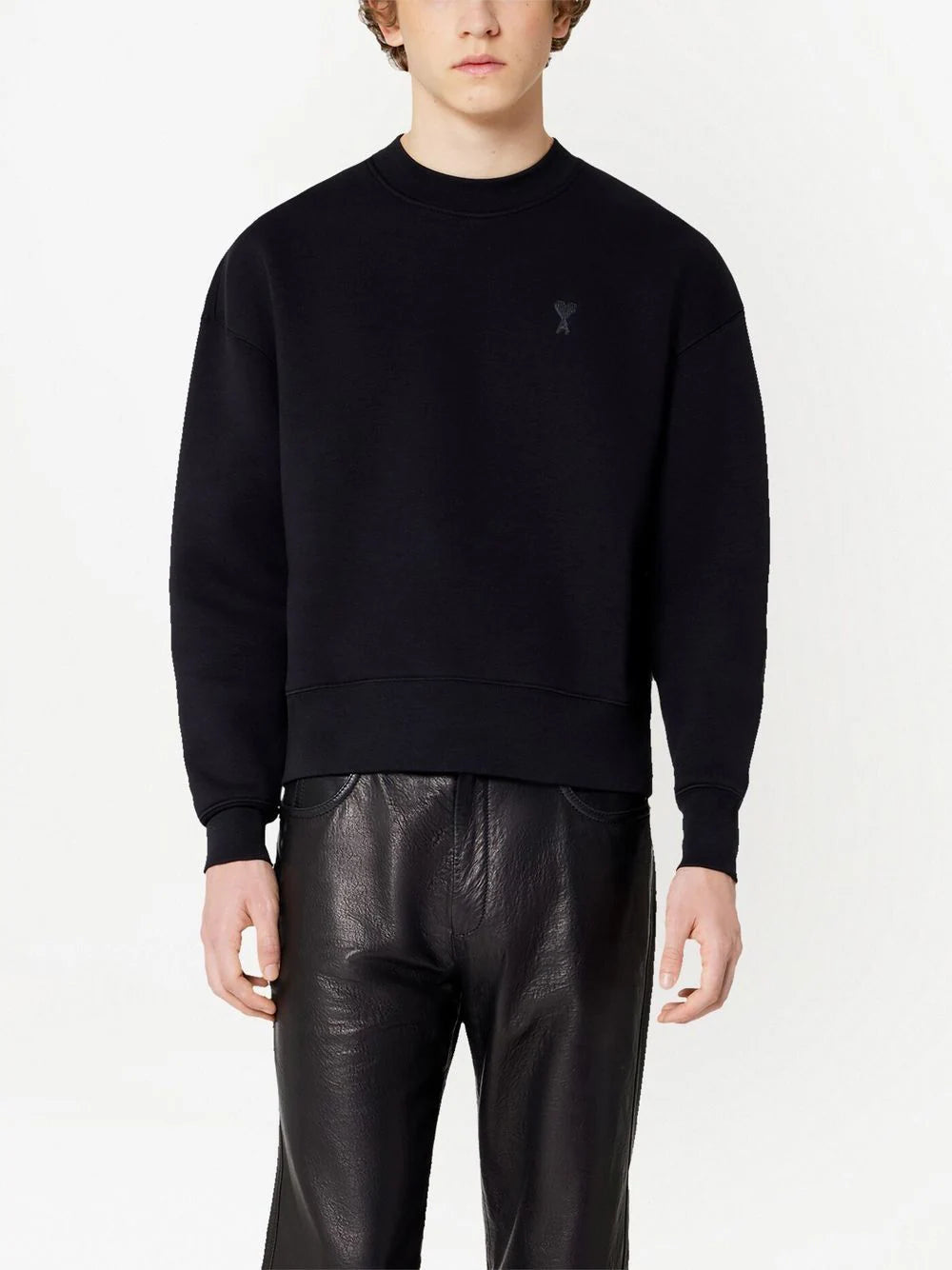 AMI Paris Ami de Coeur fleece sweatshirt