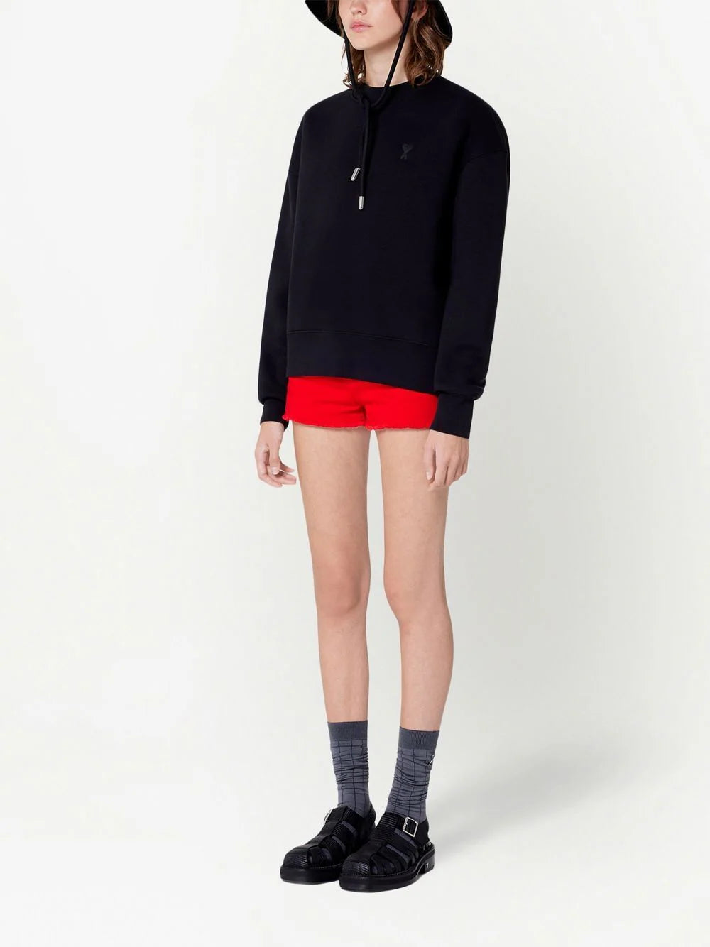 AMI Paris Ami de Coeur fleece sweatshirt