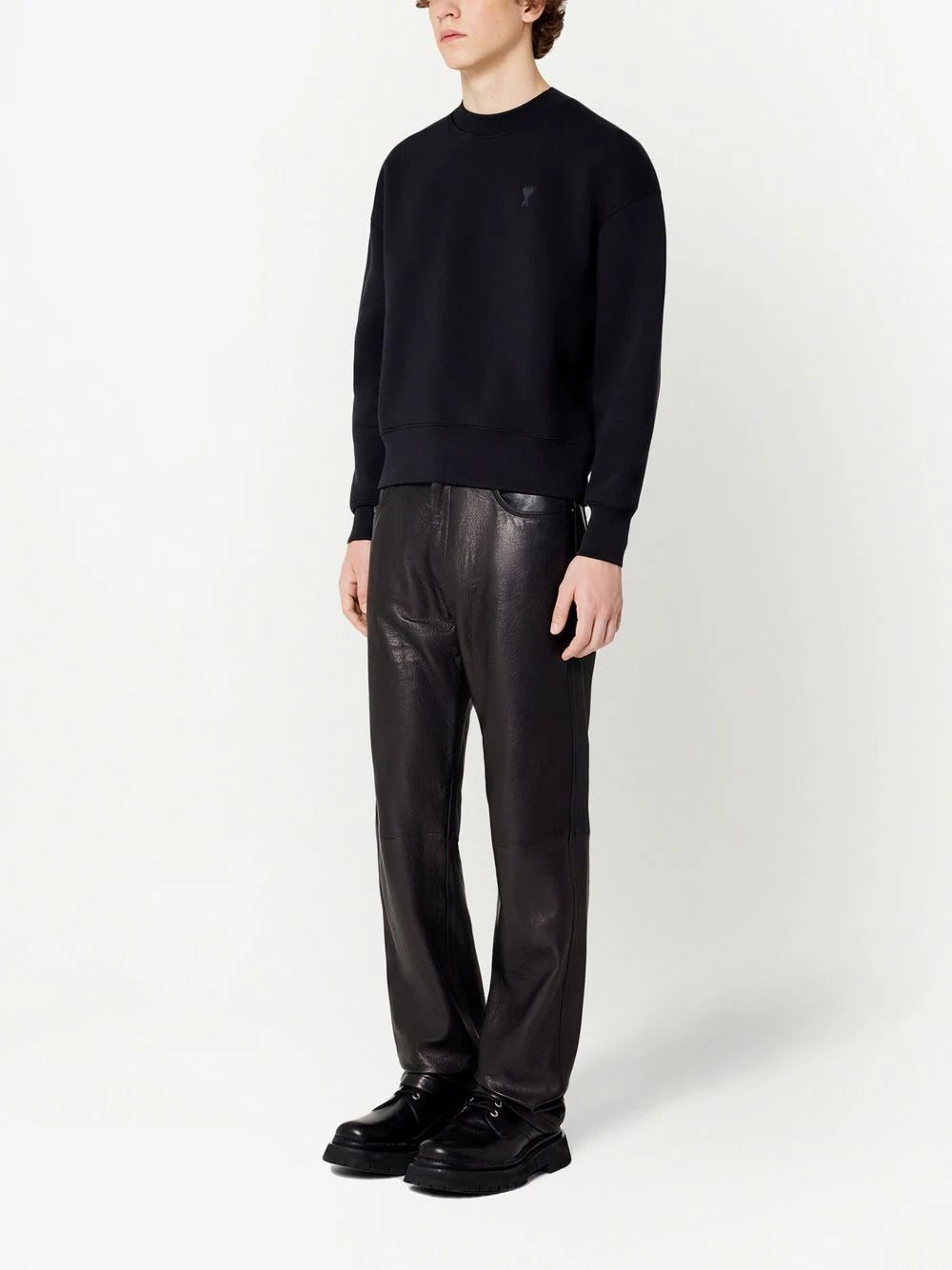 AMI Paris Ami de Coeur fleece sweatshirt