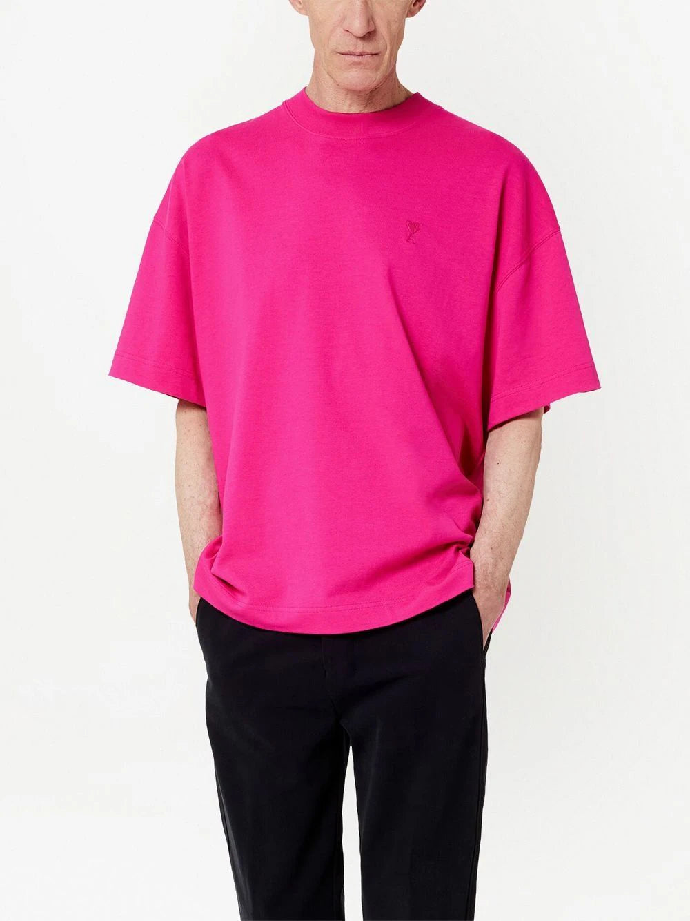 AMI Paris  Ami de Coeur organic-cotton T-shirt