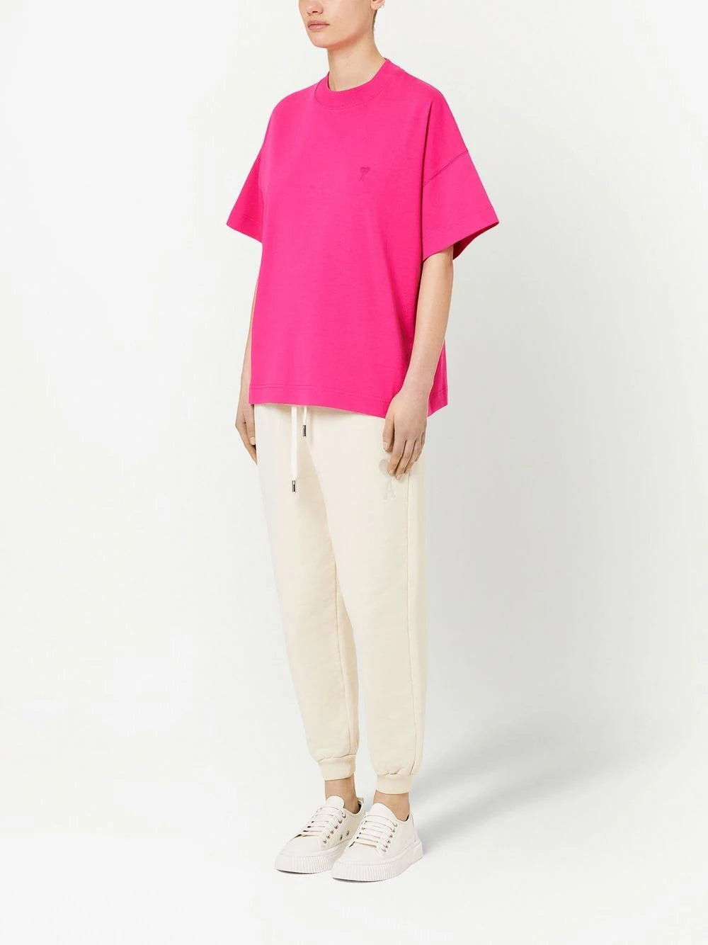 AMI Paris  Ami de Coeur organic-cotton T-shirt